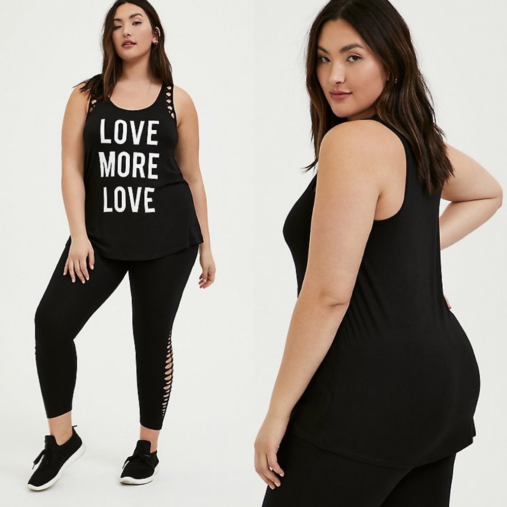 Torrid love more love super soft cutout tank